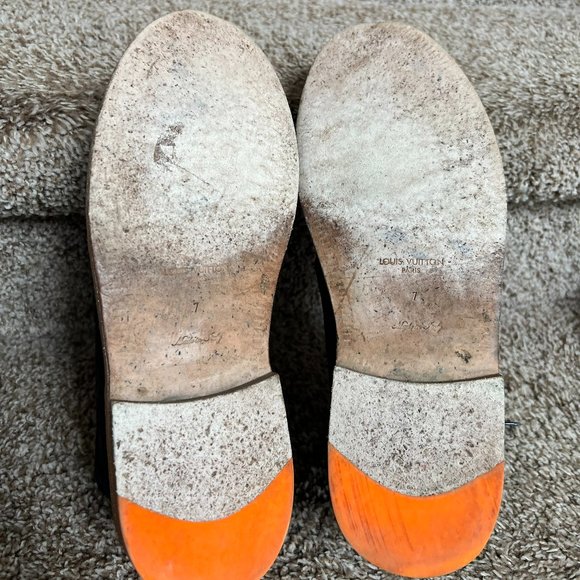 Louis Vuitton Men's Navy Suede Boots- - Picture 15 of 16